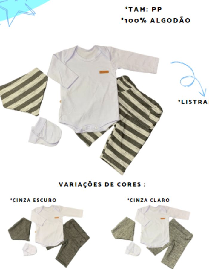 CONJ PAGAO C/ BODY 2059 ELIEL BABY