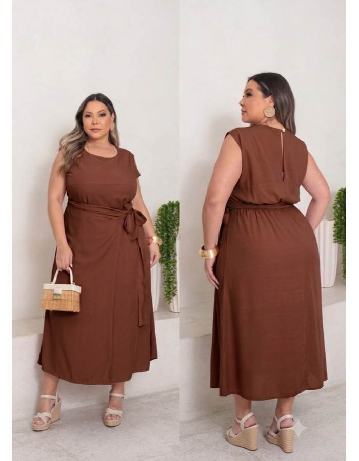 VESTIDO LISO