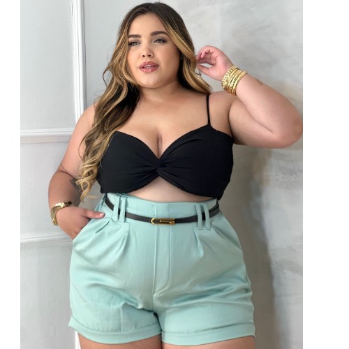 SHORT ZARA COM CINTO (ALFAIATARIA)