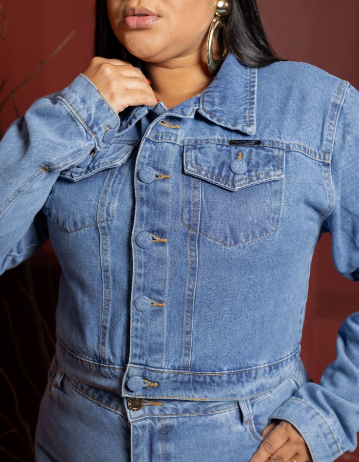 JAQUETA CLARA PLUS SIZE