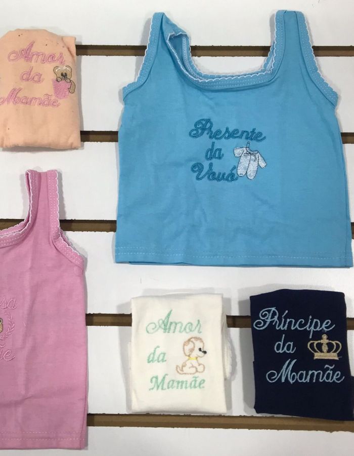 KIT CAMISETA FRASES RUANYTHA BABY