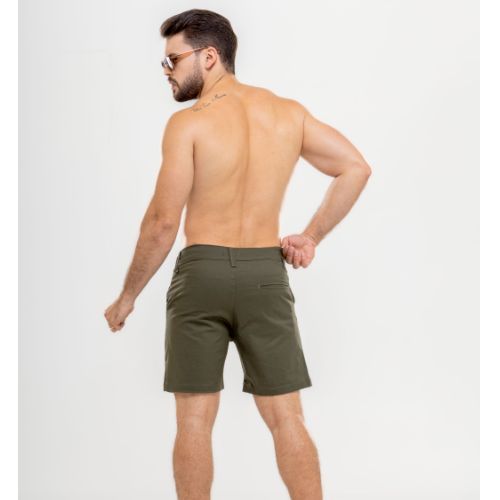 SHORT SARJA ALFAIATARIA COM 3% ELASTANO