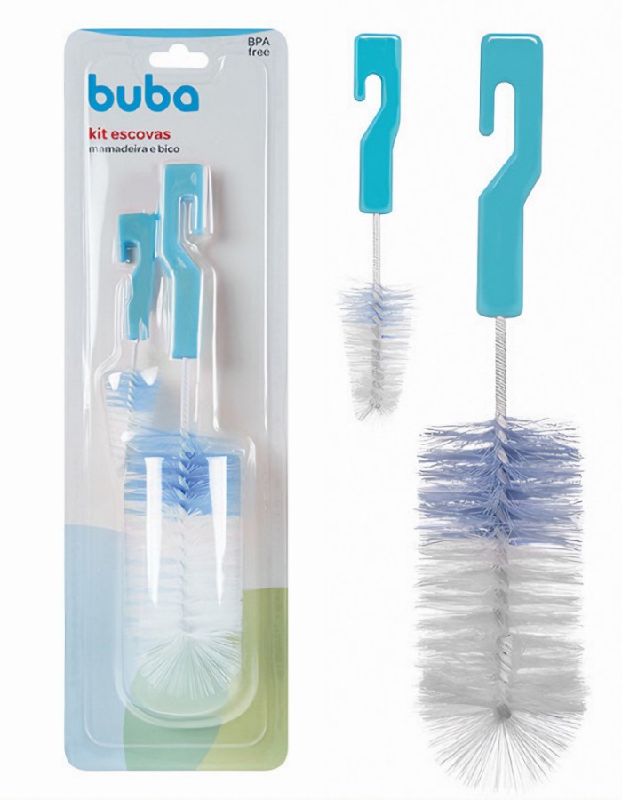 KIT ESCOVA P/ MAMADEIRA BUBA