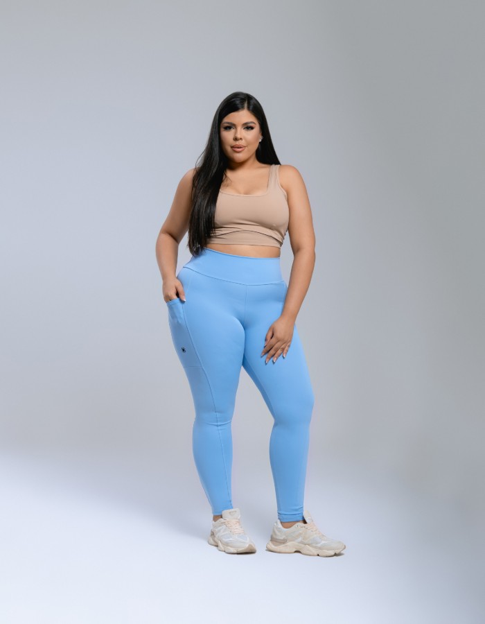 CALÇA COM 2 BOLSOS LATERAIS  
