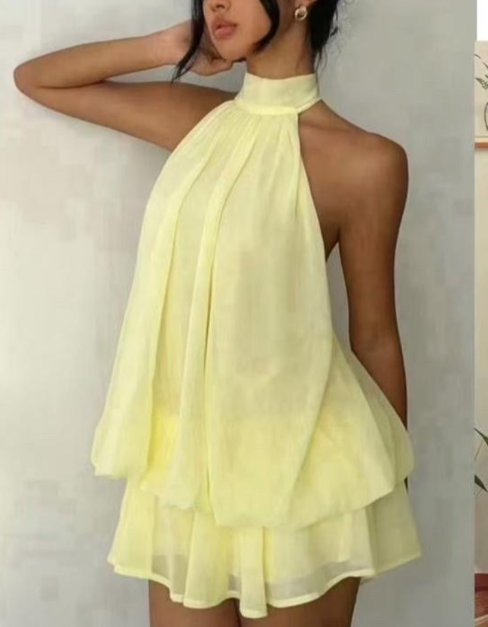 A vestido babado