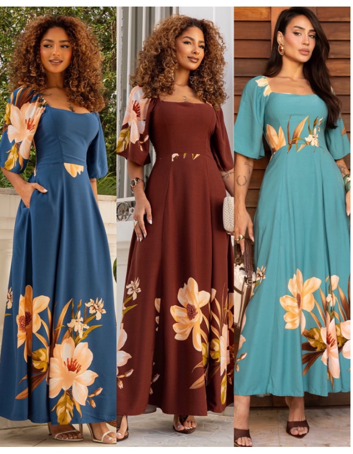 Vestido Longo Lavínia 