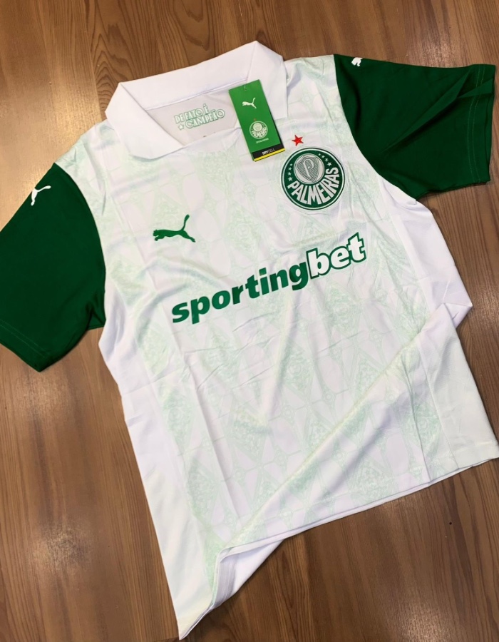 CAMISETA PALMEIRAS BRANCA 25/26