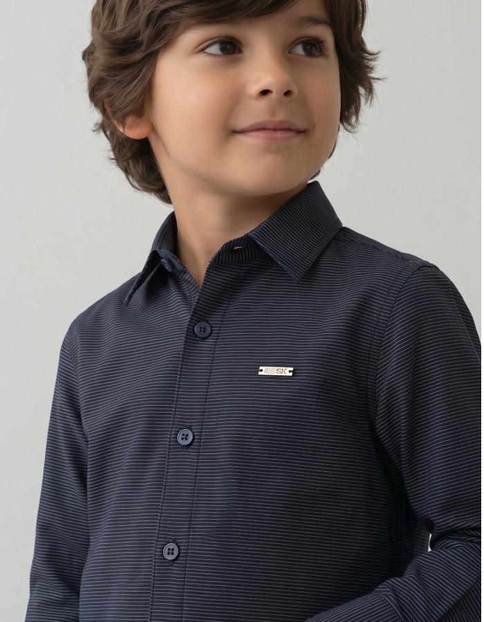 CAMISA JEANS MANGA LONGA