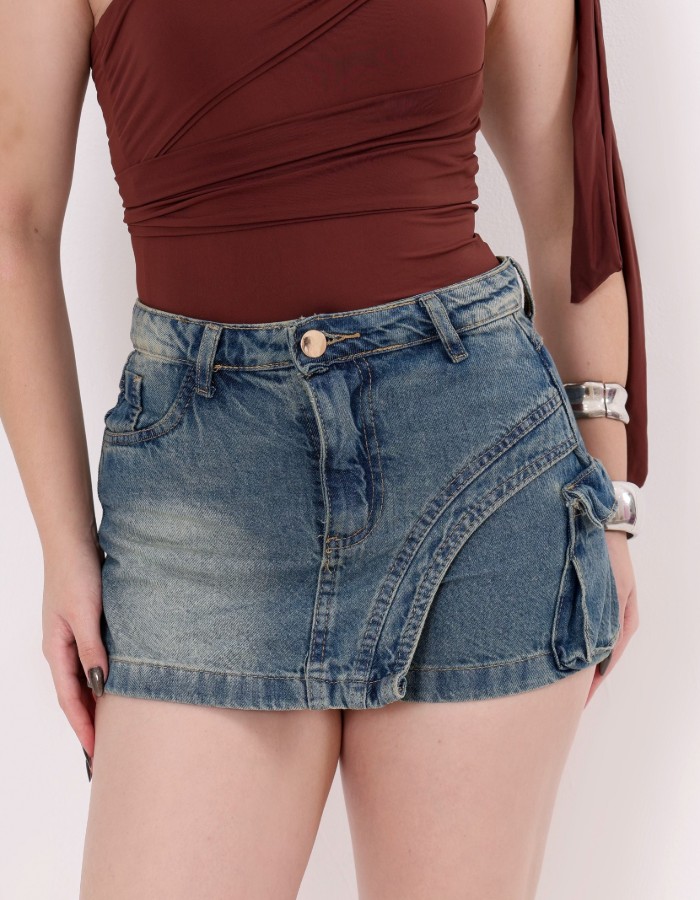 SHORT SAIA JEANS SUJINHO DESGRADEADO