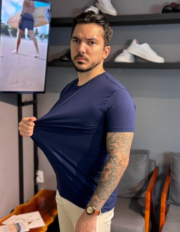 T SHIRT TECH MARINHO
