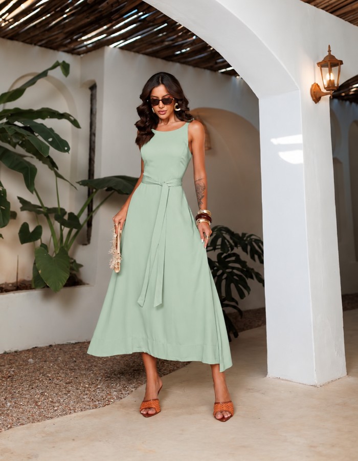 VESTIDO LISO