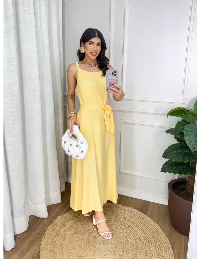 Vestido Midi Alça 