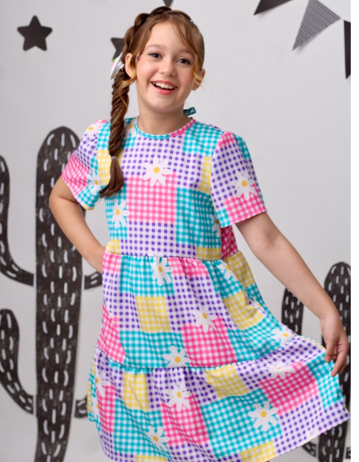 VESTIDO 3 MARIAS FLORZINHA
