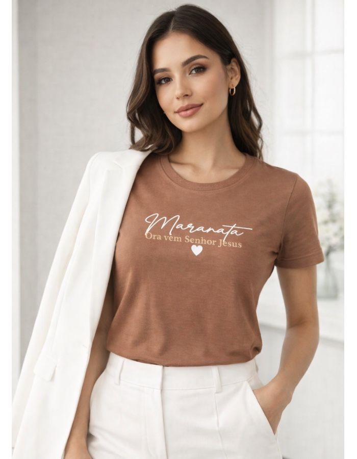 T-SHIRT DE ALGODÃO MARANATA 