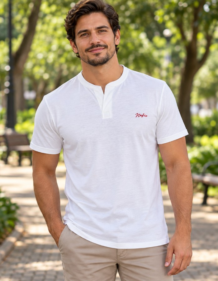 CAMISA DECOTE V PADRE 
