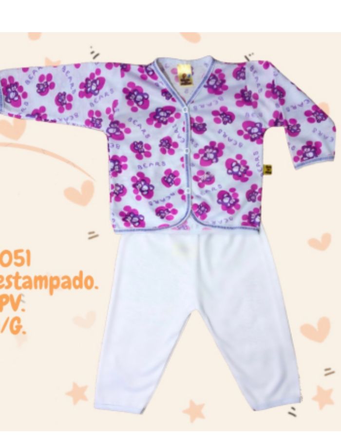PIJAMA ESTAMPADO MALHA PV 9051 FRUTO DA MALHA