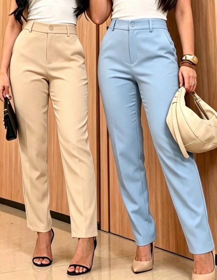 CALÇA FEM RETA