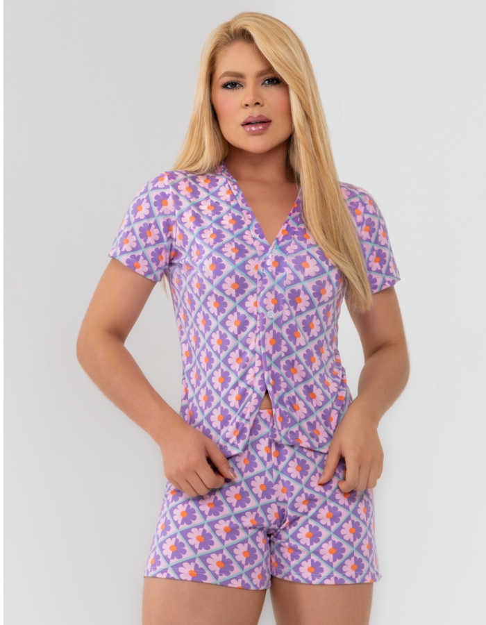 BABY DOLL AMERICANO ESTAMPADO 