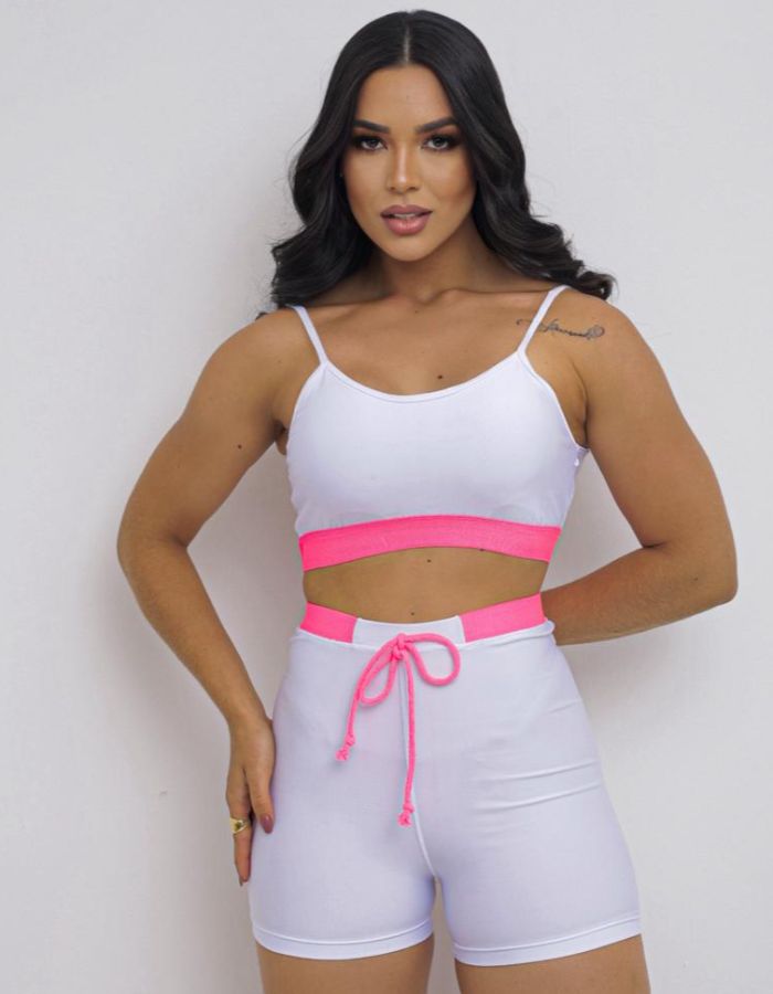 CONJUNTO SHORT E TOP 