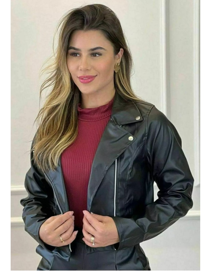 Jaqueta de couro 