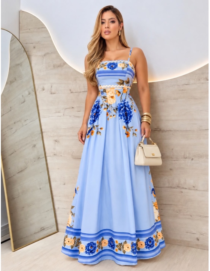 VESTIDO FLORES