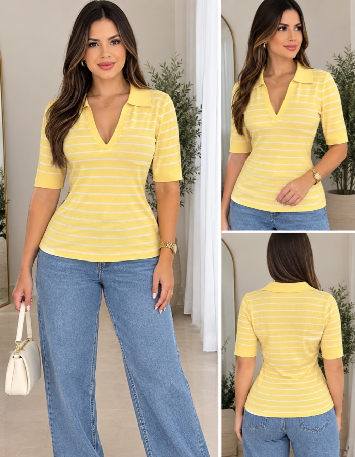 A Blusa Listrada