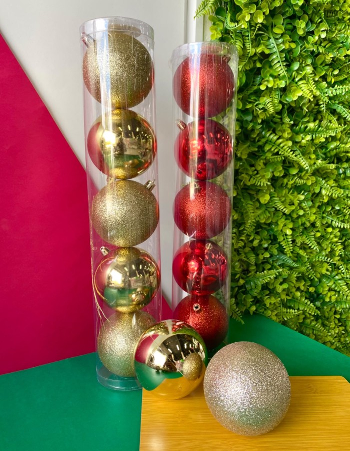 BOLA DE NATAL C/5
