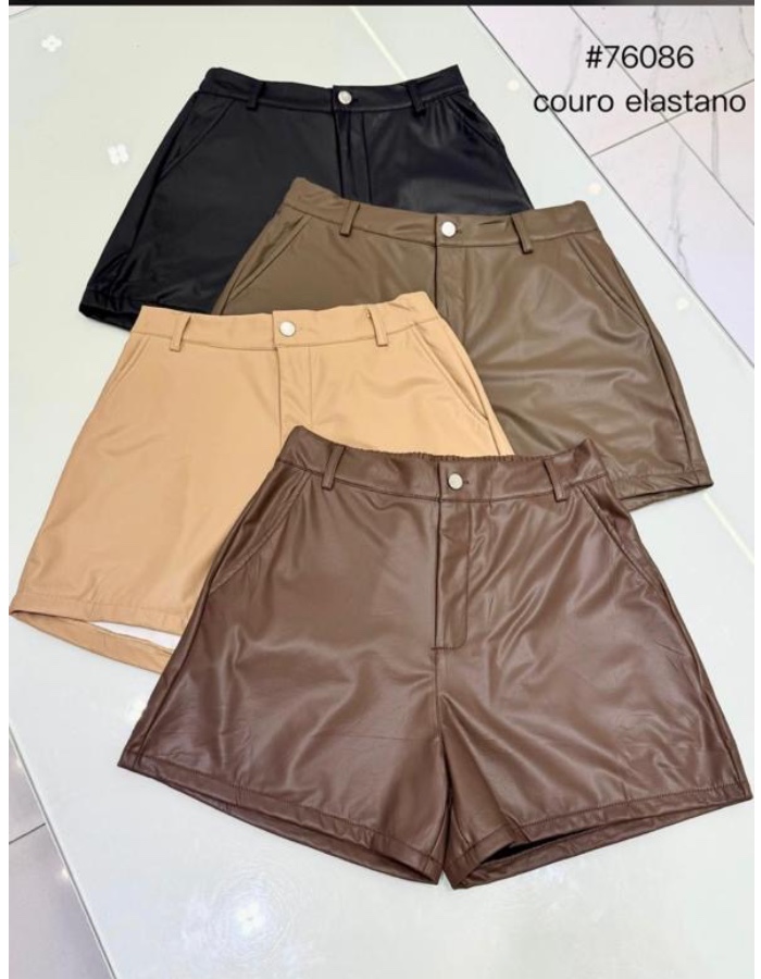 Short couro Alice 