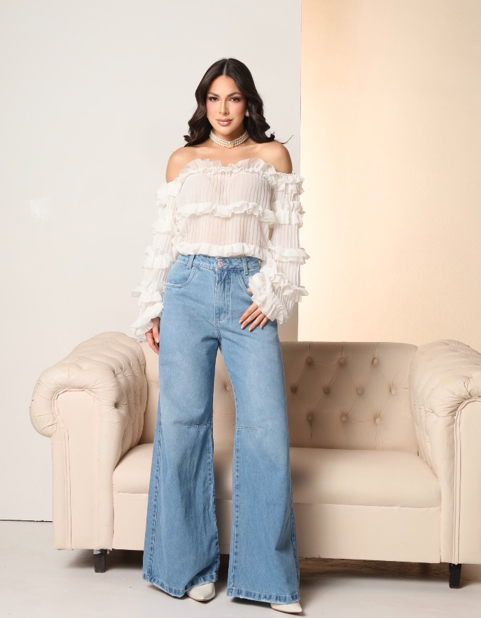 CALÇA SLIM 100%