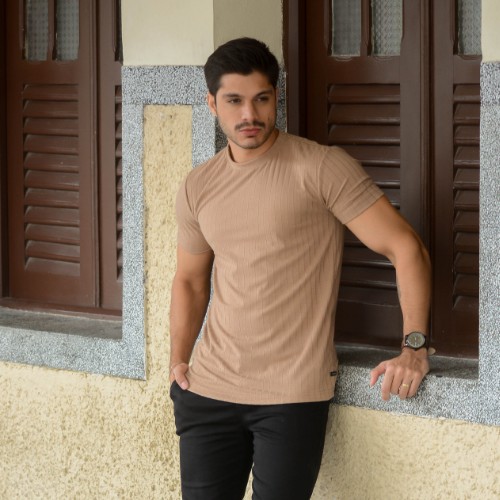 CAMISA ARUBA CANELA