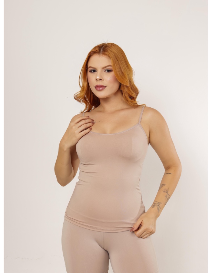 Blusa de alça segunda pele