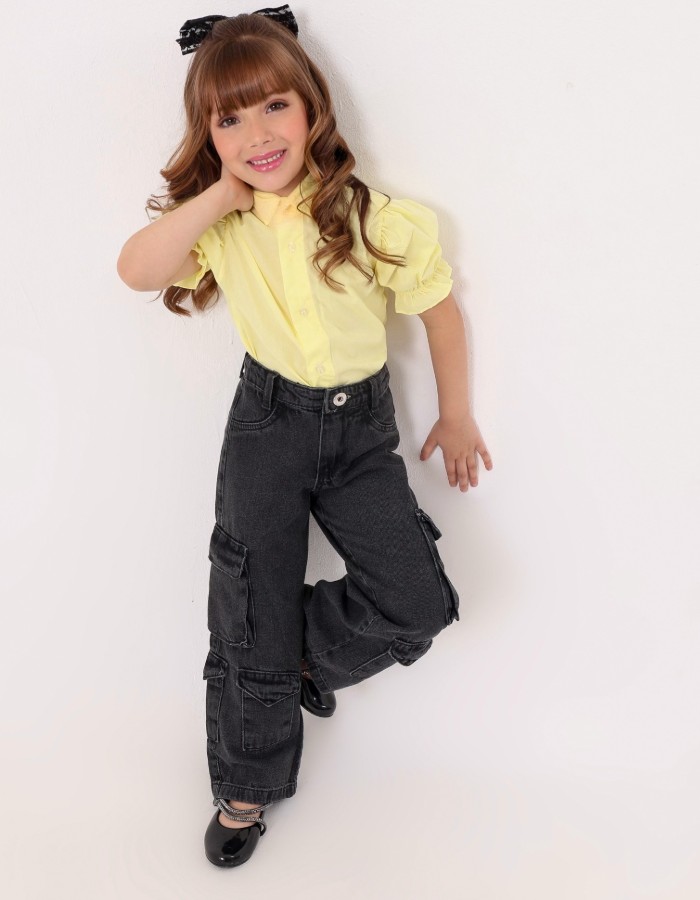 CALÇA BLACK INFANTIL DESGRADEADA