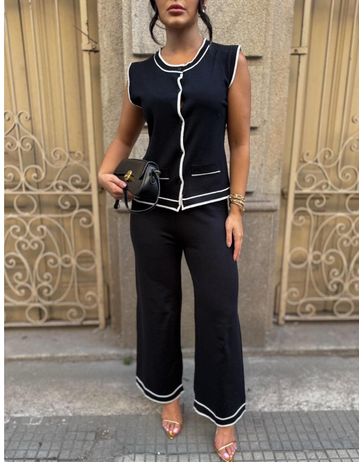 CONJUNTO MODAL BICOLOR