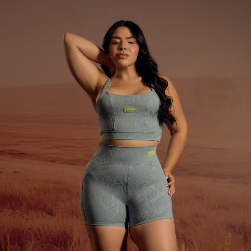 conj short fany texturizado