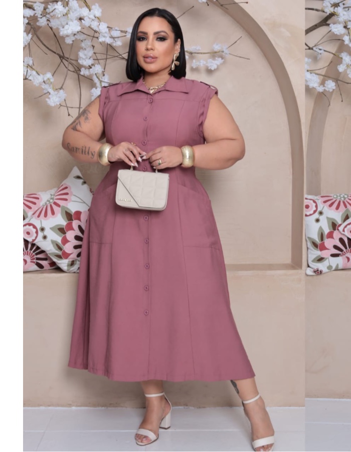 Vestido Plus  LuAna