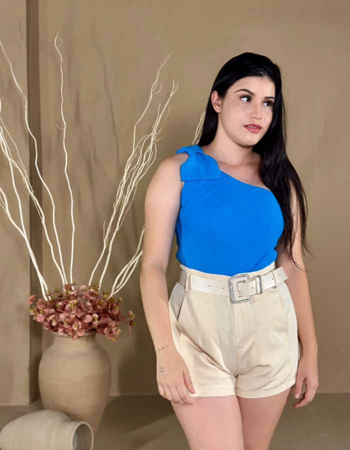 Blusa Alça  Manga Nula
