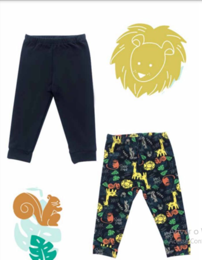 KIT CALÇA MASCULINO LIVNIC