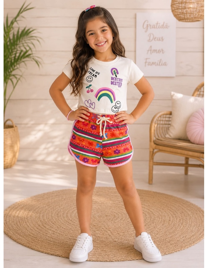 Conjunto short Box confort algodão 