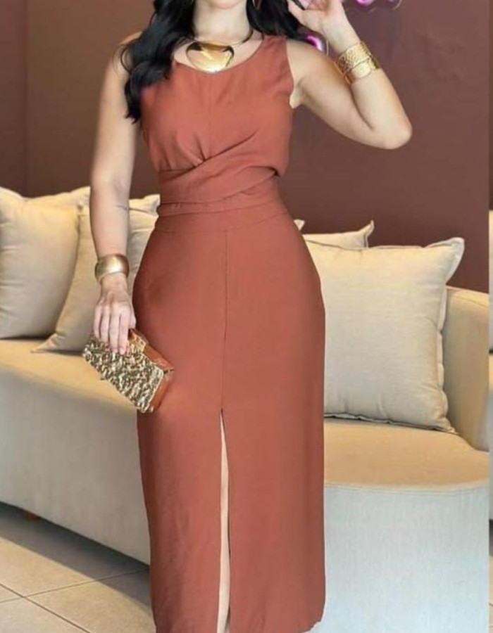 CONJUNTO TECIDO MARANTE