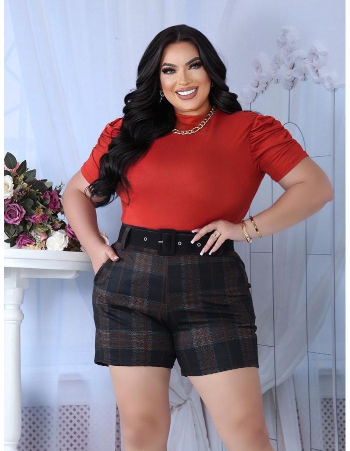 Blusa Bella gola alta 