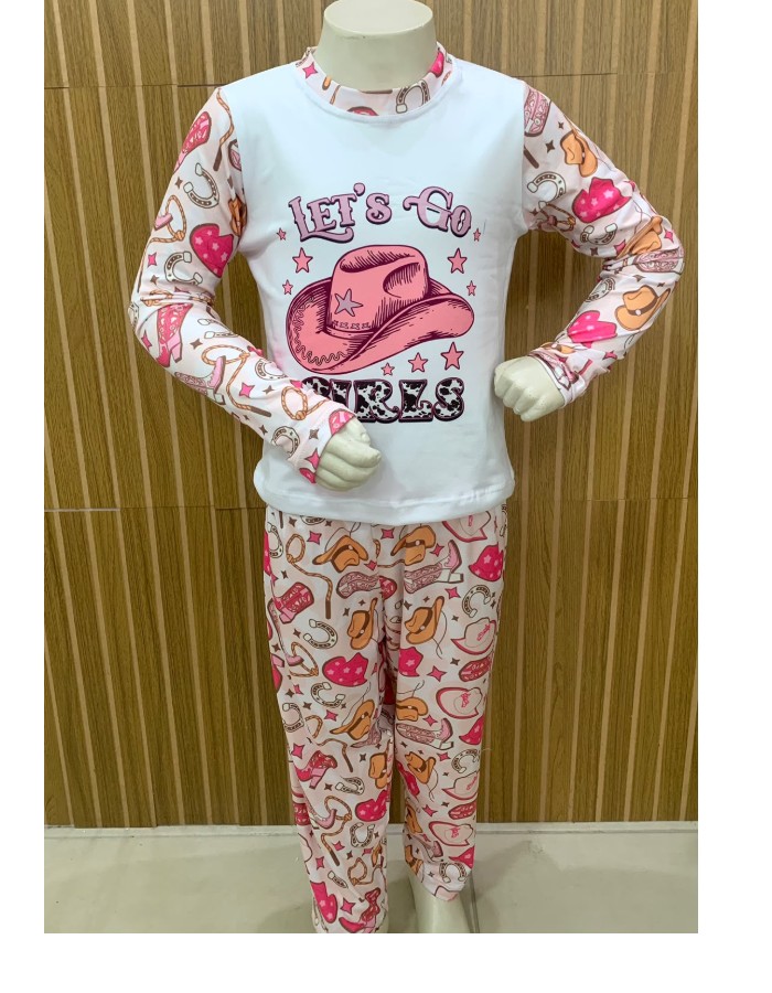 PIJAMA MANGA LONGA SUEDE MENINA