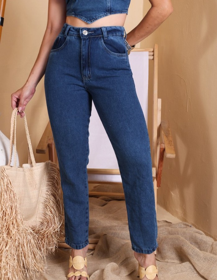 CALÇA MOM
