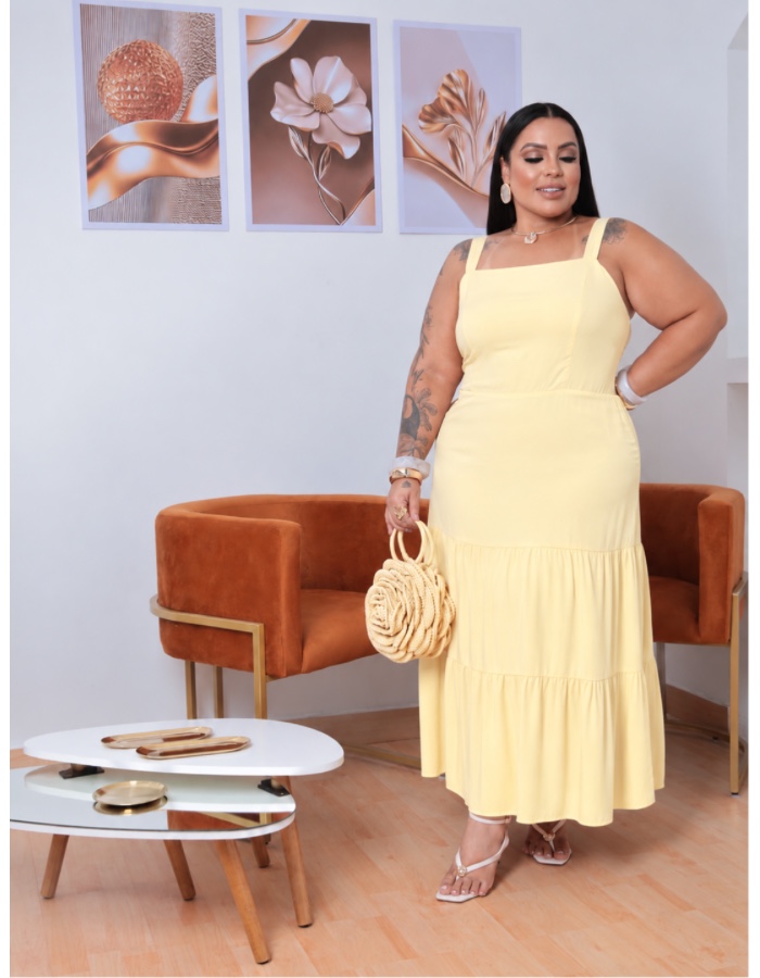 VESTIDO LISO