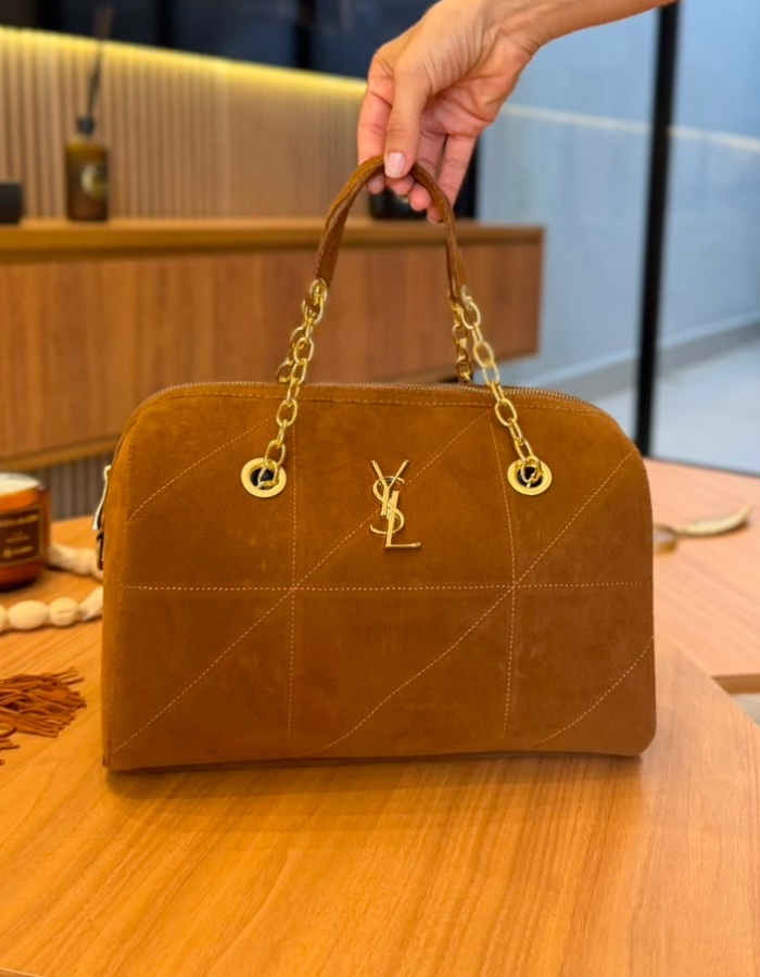     Baú YSL Camurça Premium Gold 