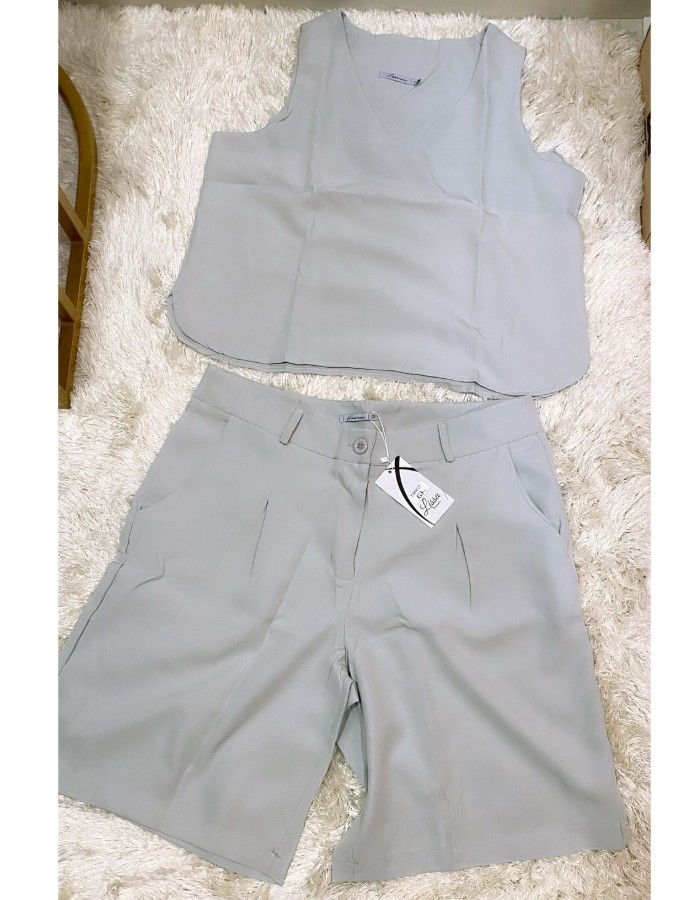 CONJ. ALFAIATARIA SHORT