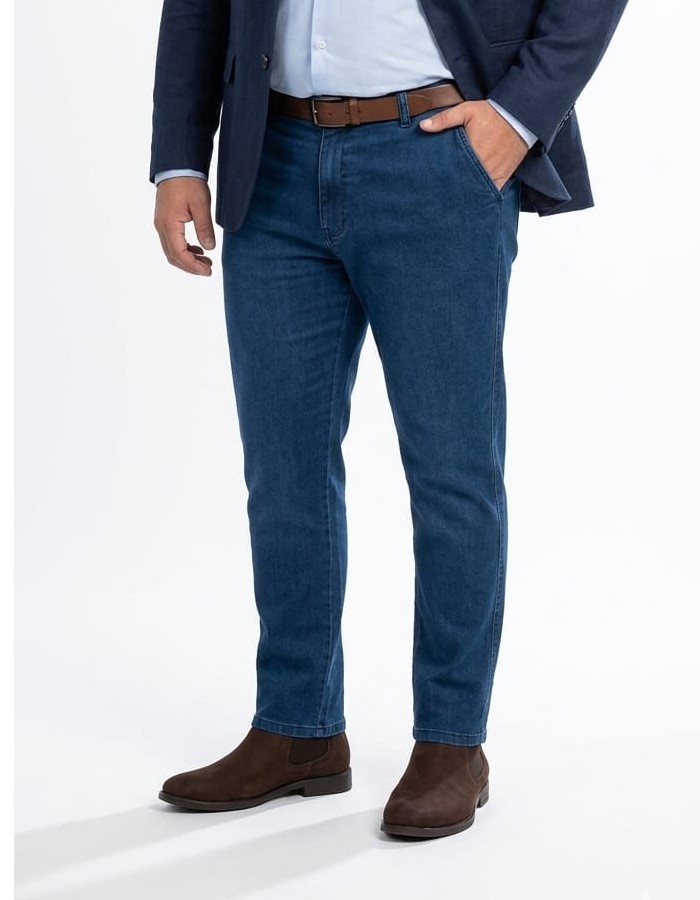 CALÇA ESPORTE FINO JEANS DELAVE