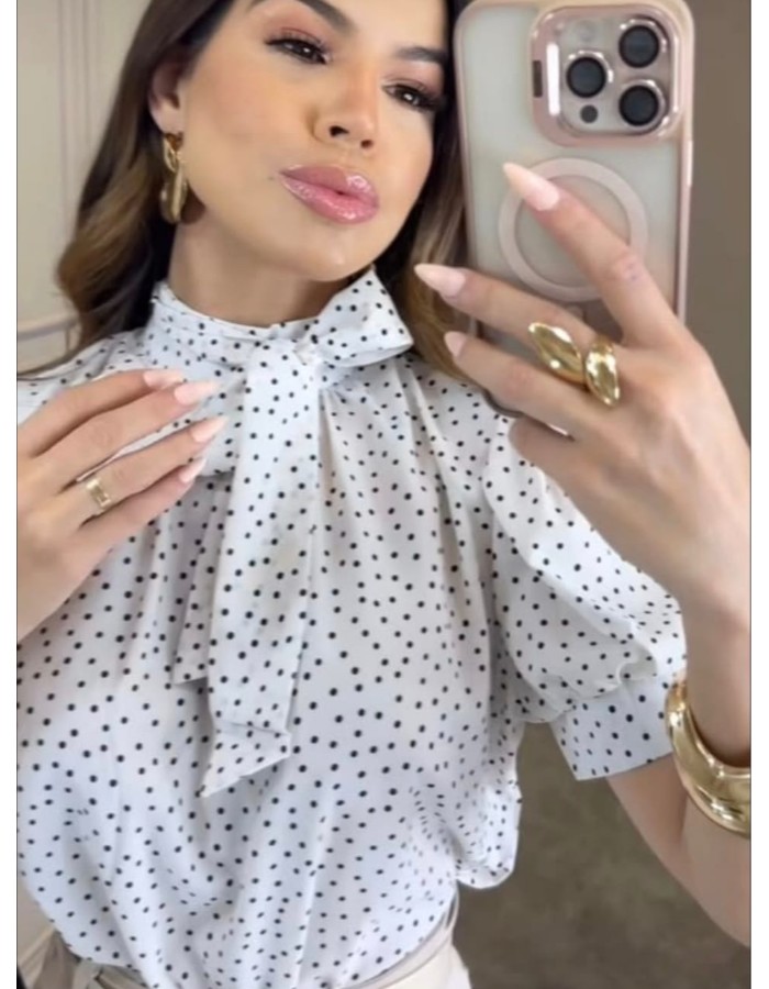 BLUSA CREPE SEDA POA
