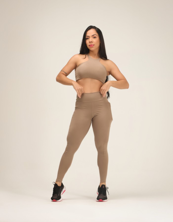 CONJ. CALÇA CANELADO BLACKOUT
