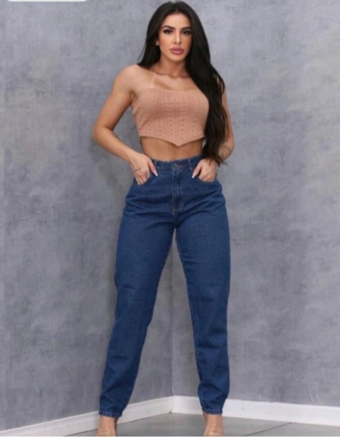 CALÇA MOM JEANS