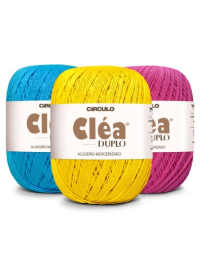 LINHA DE CROCHÊ CLÉA DUPLO 150G - ROLO C/ 508 MESTROS - 1 UND